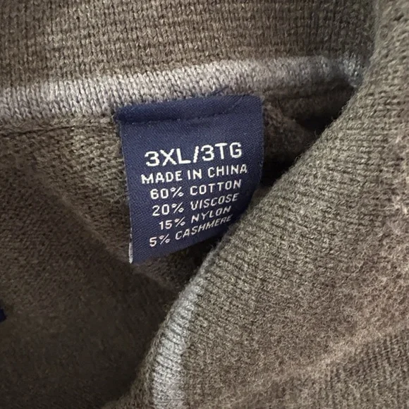 Tommy Bahama Charcoal  Gray Quarter-Zip Sweatshirt - Picture 3 of 6